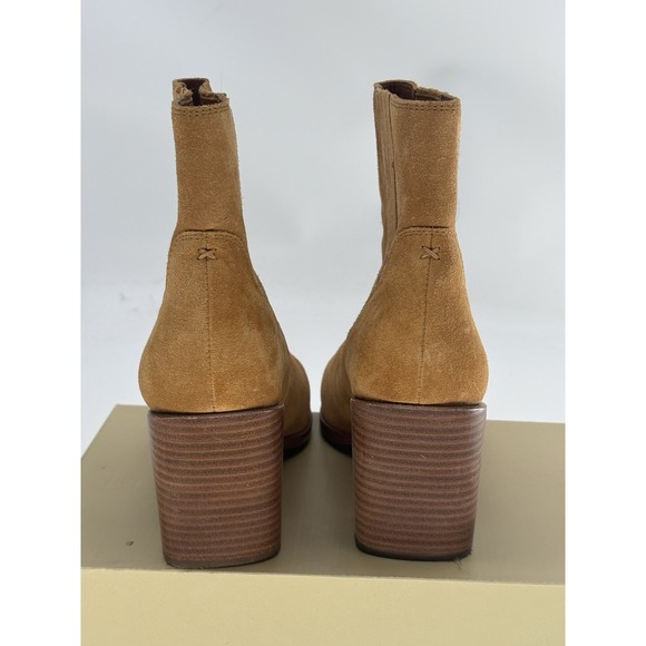 RAG & BONE Rover Boots High Suede Leather Ankle Women Size 38 / 8 Tan Chelsea - Picture 8 of 13
